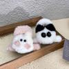 Lindo Oso Panda Conejo Pinza de Agarre Otoño e Invierno Felpa Pinza para el Cabello Pinza de Tiburón Pinza para el Cabello Dulce Dibujos Animados Accesorios para el Cabello