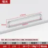 Mango de aleación de aluminio sólido engrosado Manija moderna minimalista para puerta de gabinete, armario, cajón Mango en forma de U Agujero Doble Agujero Único Acabado de Oxidación