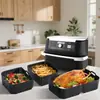 Bandeja de assar para fritadeira de ar AF500EU nova transfronteiriça, design destacável e integrado, bandeja interna para fritadeira resistente a altas temperaturas