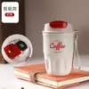 Caneca de Café Inteligente Aço Inoxidável 316 Simples Revestimento Interno Sem Emendas Copo Térmico para Carro Copo de Água Portátil de Alto Valor