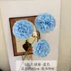 Flores Artificiales para Boda, Crisantemos de Ping Pong, Crisantemos de Bola, Flores Falsas con 3 Cabezas Grandes, Hortensias para Decoración de Salón de Bodas, Atracciones Populares de Internet