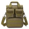Bolso de hombro táctico, mochila escolar A4, bolso cruzado informal para hombre, kit de herramientas, bolso para computadora de 10 pulgadas, bolso de mano a cuadros