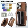 Adecuado para Apple 17 Pro Max Porta Tarjetas Plegable con Cremallera y Correa Cruzada 16E/15/14 Funda Trasera para Tarjeta y Teléfono