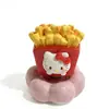Ornamento de Cerâmica Jingdezhen Hello Kitty Figura Giratória Presente para Meninas, Melhores Amigas e Amigos para Uso Doméstico
