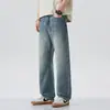 Ropa de Hombre Fengshe/2026 Primavera Nuevo Moda Americana High Street Marca Jeans Holgados para Hombre Casual Versátil