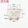 Plástico Base Oval Suporte de Janela Junta Acessórios de Baioneta Acessórios de Suporte a Gás Conector Base Acessórios de Suporte Reto Cabeça
