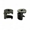 Rueda excéntrica minimalista al por mayor color negro pistola 12 mm con tapa conector tres en uno Barra de conexión de instalación rápida dos en uno para gabinete