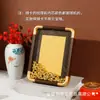 Canto de Cobre Imitação PVC Canto Arredondado Estrutura de Exibição de Porta-Retrato Oco Fibra Ultrafina Cartão de Caligrafia Frame em Branco Frame de Montagem para Caligrafia e Pintura