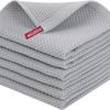 Toalla de Waffle de Algodón Absorbente Amazon Toalla Cuadrada de Gasa Toalla de Mano Limpieza Trapo Patrón Panal Toalla de Cocina