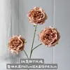 3 rosas artificiales al óleo, flores artificiales para decoración de bodas, decoración del hogar y hotel, rosas artificiales al por mayor transfronterizos