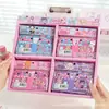 Inamazy Mini Libro Silencioso Tienda de Belleza Escena de Niña Pequeña Pegatinas de Vestir DIY Libro para Dibujar Tienda de Mascotas Juguetes