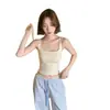 Diseño de Moño Hueco con una Hermosa Espalda, Soporte Lateral Integrado para el Pecho, Copas Extraíbles, Versátil, Corte Ajustado, Camisola Favorecedora para Mujer