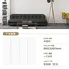 Laje de Rocha de Guangdong 800X2600X9mm Esmaltada na Superfície Luz Suave Microcimento Parede de Fundo Painel de Parede Liso Cor Sólida Aveludado