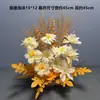 Nova decoração de casamento flor artificial de casamento teto flor artificial flor de plástico fileira de chão guia de flores arranjo de flores palco T