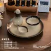 Cuenco Cerámico para Aceites Esenciales, Botella de Aroma, Botella de Aromaterapia, Recipiente para Aceites Esenciales, Maceta, Plato Mezclador, Bandeja, Plato para Aceites Esenciales Estilo Tailandés para Salón de Belleza