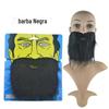 Adereços Barba Falsa Barba Grande Barba de Queixo Halloween Natal Adereços de Barba Falsa
