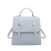 Mochila Feminina Única de Bolinhas 2026 Nova Primavera Versátil para o Trabalho Exquisita Cor Sólida Pequena Mochila Escolar Tendência