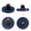 Disco de Lixa de Nylon Não Tecido de 1 Polegada 25mm Pad de Polimento Disco de Lixa Espiral Twist-Lock Pad de Lixa Tipo Botão