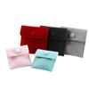 Bolsa de Franela con Botón para Joyería, Anillos, Collares, Almacenamiento, Embalaje, Bolsillo para Audífonos, Bolsillo para Cambio, Bolsa Cultural para Jugar