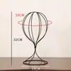 Soporte de Sombrero de Hierro Forjado Estilo Europeo Sencillo Exhibidor de Tienda Soporte para Sombrero Exhibidor de Piso Soporte de Sombrero Soporte para Sombrero Modelo