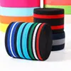 Faixa Elástica Listrada Colorida, Faixa Elástica Jacquard Sarja, Faixa de Cabeça Elástica, Cinto para Bolsa Esportiva, Faixa Elástica Jacquard