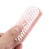 Escova de sapato multifuncional, escova de limpeza de sapato poderosa, escova de plástico com cerdas macias, escova macia para sapatos na lavanderia, ferramenta mágica