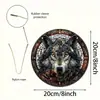 Directo de Fábrica Transfronterizo Temu Serie Mundo Animal Colección Colgantes de Disco Acrílico Coloridos Decorativos para Interiores y Exteriores
