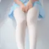 Lolita Lolita Talla Grande Medias de Seda Blancas Seda Negra 190 Medias Blancas para Hombres y Mujeres