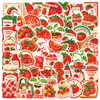 50 Folhas Estilo Ins Tomate Adesivos para Diário Decoração Colagem Garrafa de Água Capa de Celular Capa de Celular para Guitarra Adesivos Transfronteiriços