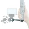 Extensão Sapata Fria de Três Cabeças Zhiyun Smooth5 Estabilizador DJI OSMO4/5 Microfone Sapata Quente Monitoramento de Telefone Celular