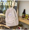 Mochila escolar fresca de estilo japonés para estudiantes universitarias, mochila pequeña a cuadros de estilo coreano para el trabajo y los desplazamientos diarios, mochila de moda.
