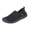 Zapatos de Madre de Tela Delgada Suelta de Nuevo Estilo para Primavera y Otoño, Slip-On, Antideslizantes, Transpirables, Versátiles, de Flyknit, Casuales