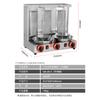Fuqi Parrilla Comercial de Gas para Barbacoa del Medio Oriente Transfronteriza Turca Brasileña Automática Eléctrica Giratoria Parrilla Barbacoa del Medio Oriente