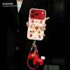 Cordón Rico Caballo Adecuado para Funda de Teléfono Apple 17Pm Accesorios para iPhone 16 18 Estilo Chino Texto 15 Ventana Grande