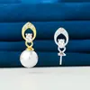 Accesorios DIY 925 Media Plata Soporte Adhesivo para Perlas Colgante de Moda Variado Soporte para Colgantes Soporte para Collares Cadena de Cristal Colgante Vacío Aguja