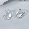 Conversor Simples de Clipe de Orelha Estilo Francês Joias para Orelha Liga Metálica Galvanizada Brincos DIY Acessórios de Joias para Orelhas Não Perfuradas Atacado
