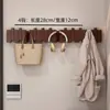 Cabide de parede em formato de tecla de piano, gancho de parede em madeira maciça para quarto, hall de entrada e corredor, não requer furar