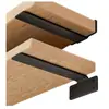 Soporte Triangular de Pared de Hierro Forjado Estante de Almacenamiento de Pared Partición para Colgar en la Pared Estante de Soporte Pesado Soporte de Estante