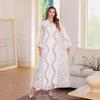 Fábrica OEM Atacado Vestidos Longos Femininos, Vestidos de Luxo para Festivais e Festas, Vestidos Bordados de Renda para o Verão