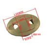 Cubierta Ovalada de Plástico para Gestión de Cables para Escritorio de Computadora con Tamaño de Apertura 60/65/80 mm, Adecuada para Oficina y Decoración del Hogar