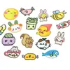 Bordado Ya Original Fofo Desenho Animado Adesivos de Tecido Bordados Patch para Jaqueta de Penas Infantil Bolsa Aplique Decorativo Coelho Filhote Patinho