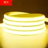 Fita de LED Cob 110V para Exterior à Prova d'Água Ultra Brilhante Autoadesiva Canal de Luz Linear para Teto de Sala de Estar Casa Fita de Luz Suave Cob