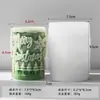 Jiahuimei Decorações de Natal Floco de Neve Vela Perfumada Cilíndrica Molde de Silicone