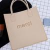 Bolso de mano nuevo, venta al por mayor, gran capacidad, moda, bolso de compras no tejido, regalo de fábrica, logotipo imprimible