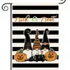 Bandera de Jardín de Halloween Transfronteriza 20.22 millones Estampado de Lino Cuadros Acuarela Decorativa para Patio Exterior de Halloween