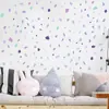 Br63220 Terrazzo Mármore Floral Roxo Adesivos de Parede Autoadesivos Ins Criativos Adesivos de Decoração de Parede de Fundo de Quarto