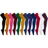 Calcetines Rojo Angora 80D Leggings de Terciopelo Otoñales Medias de Mujer Borgoña Calcetines Coloridos para Mujeres Altas Rojo Mermelada