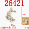 Colgante de Luna de Estilo Hada de Lujo de Moda con Diamantes, Accesorios para Joyería DIY de Pulsera y Collar Estilo Barroco