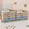 Armazenamento de Miçangas Perler para Mesa Caixa de Armazenamento de Miçangas Perler para Passar a Ferro Rack de Armazenamento de Camadas Múltiplas Ferramenta DIY Feita à Mão para Classificação e Organização de Miçangas