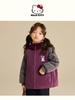 Coolomi Colaboración Chaqueta de Felpa de Algodón con Capucha y Bloques de Color para Niñas Modelo 2025 Ropa Exterior Acolchada Venta al por Mayor